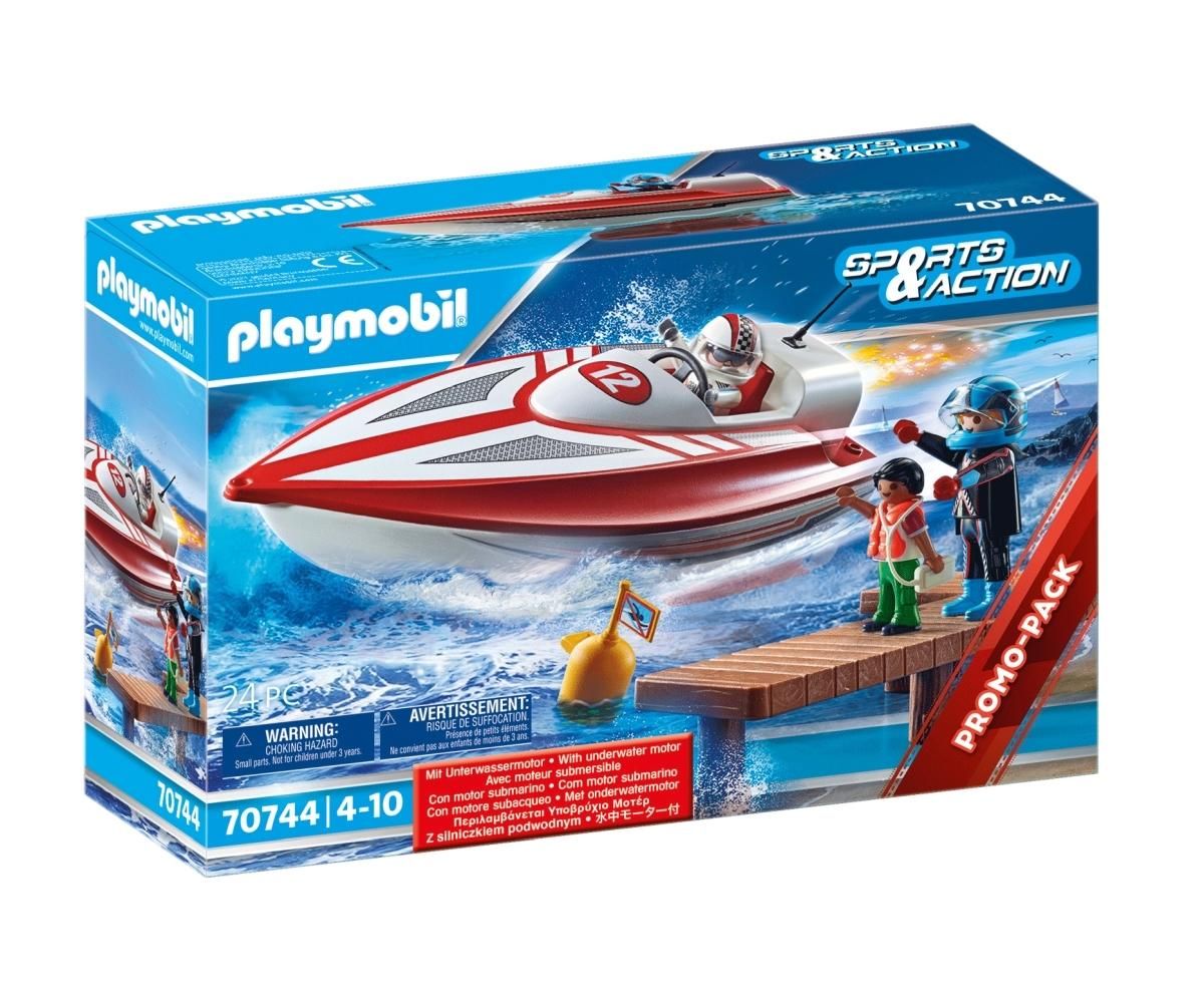 PLAYMOBIL® 70744 Motorcsónak víz alatti motorral