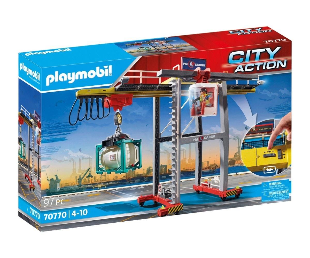 PLAYMOBIL® 70770 Portáldaru konténerekkel
