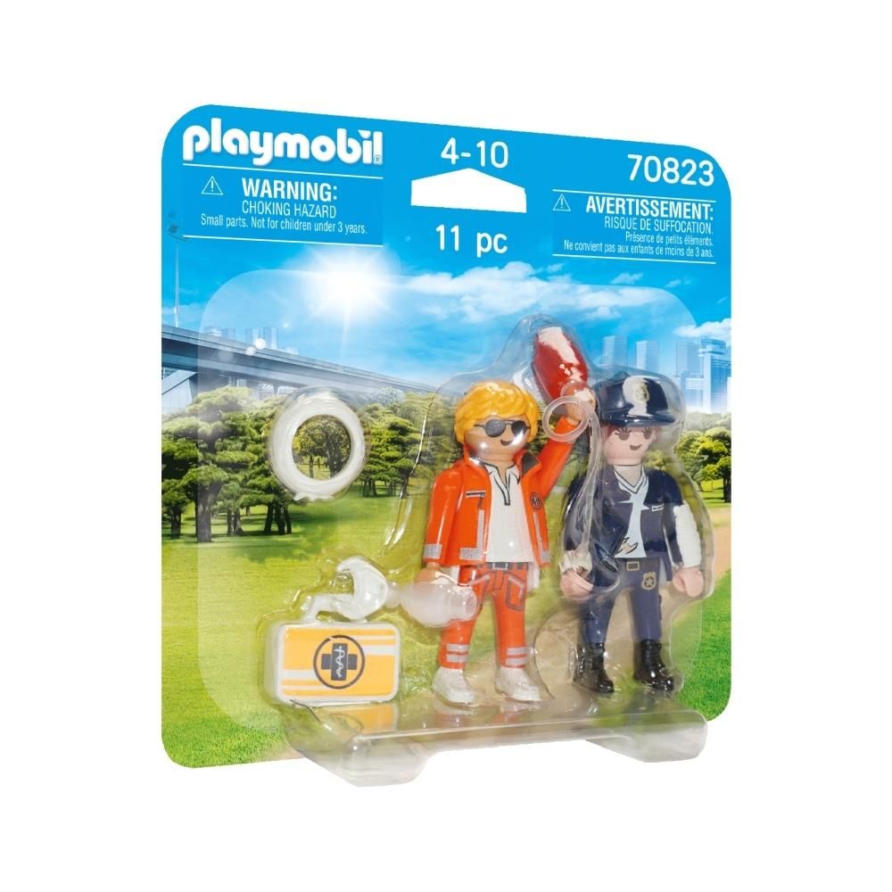PLAYMOBIL® 70823 Sürgősségi orvos és rendőrnő Duo Pack