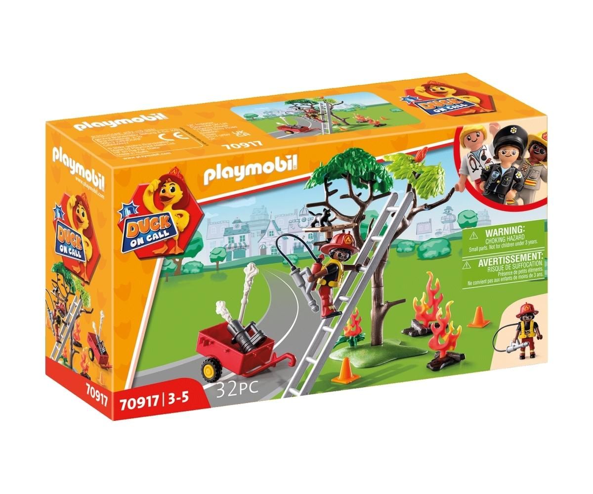 PLAYMOBIL® 70917 Duck on Call - Tűzoltó bevetés: macskamentés