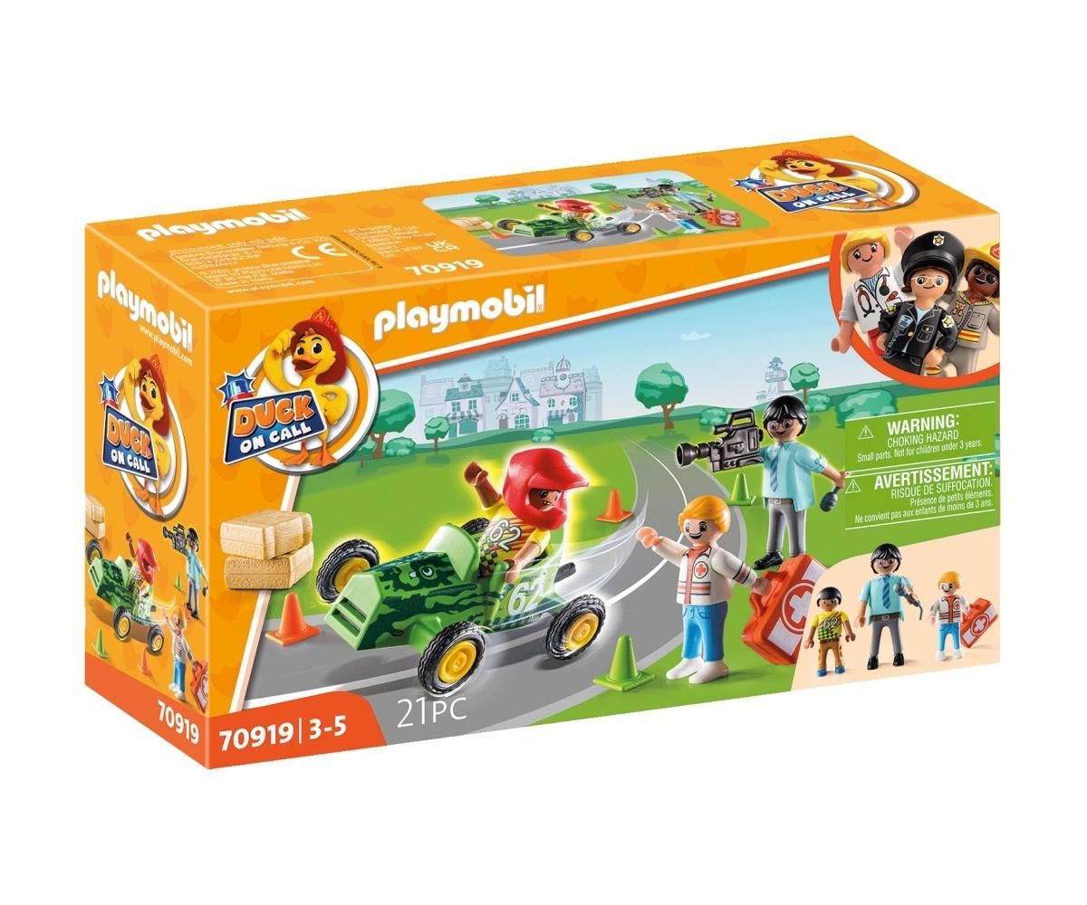 PLAYMOBIL® 70919 Duck on Call - Mentők bevetésen: versenybaleset