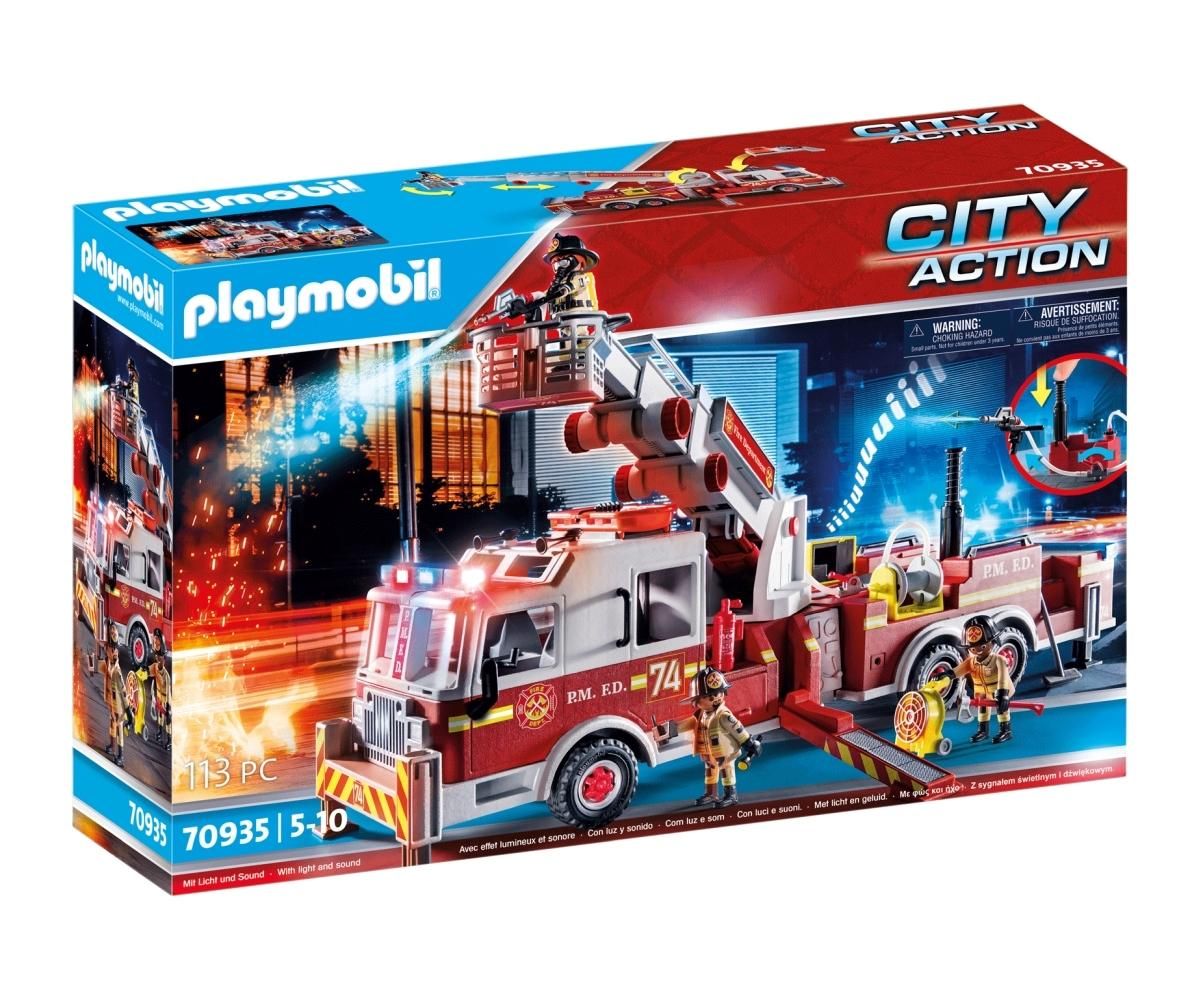 PLAYMOBIL® 70935 Amerikai járművek: Létrás tűzoltóautó