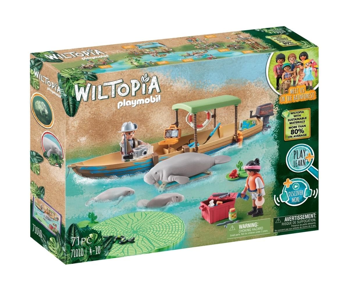 PLAYMOBIL® 71010 Wiltopia - Hajókirándulás a Manátesre