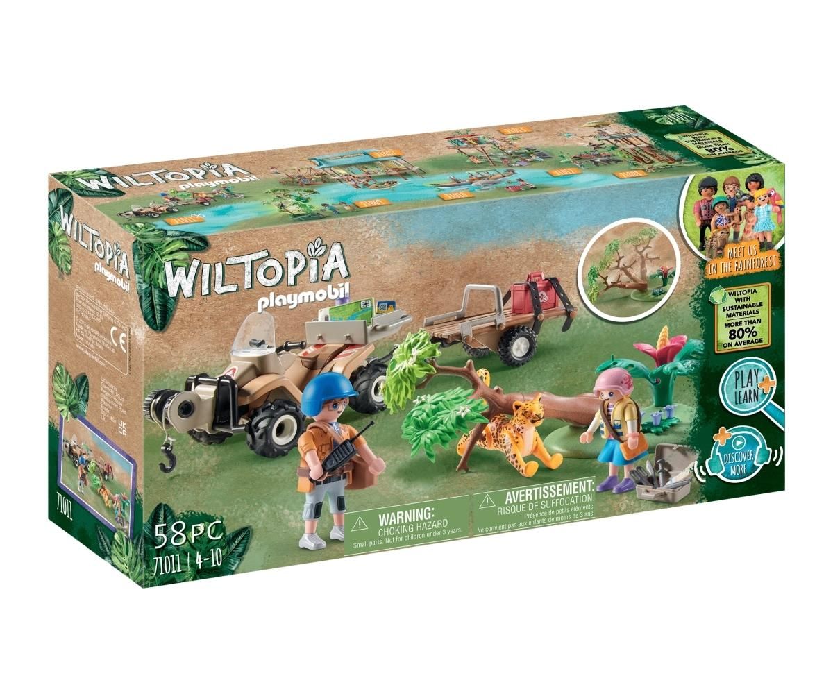 PLAYMOBIL® 71011 Wiltopia - Állatmentő quad