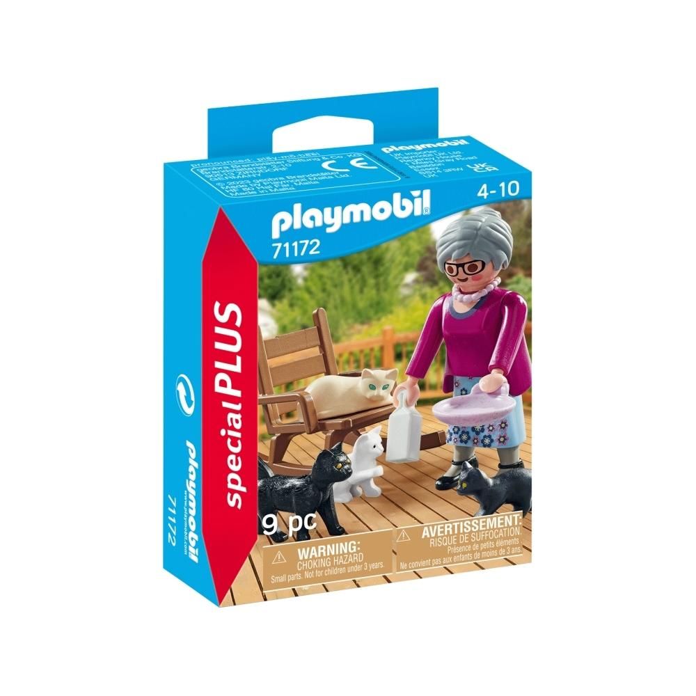 PLAYMOBIL® 71172 Nagymama cicákkal