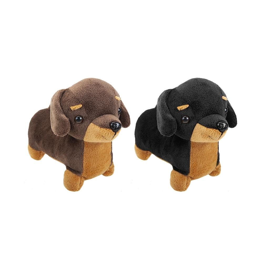 Plüss tacskó, 19 cm, kétféle