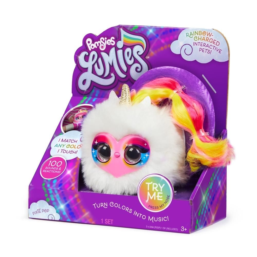 Pomsies Lumies interaktív plüss - Pixie Pop