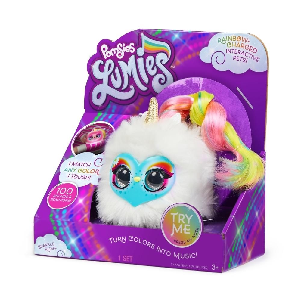 Pomsies Lumies interaktív plüss - Sparkles Rush