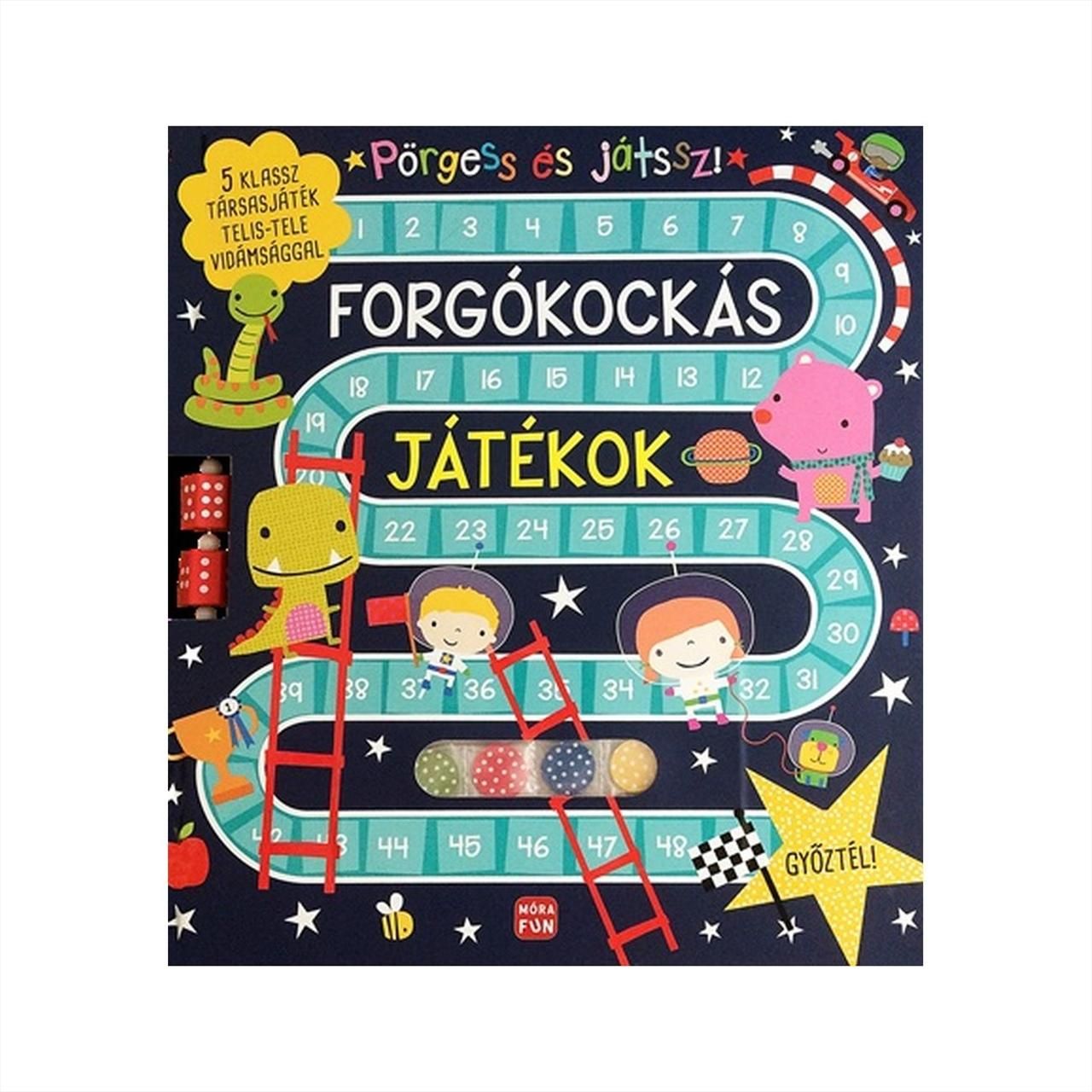 Pörgess és játssz! Forgókockás játékok - 5 társasjáték