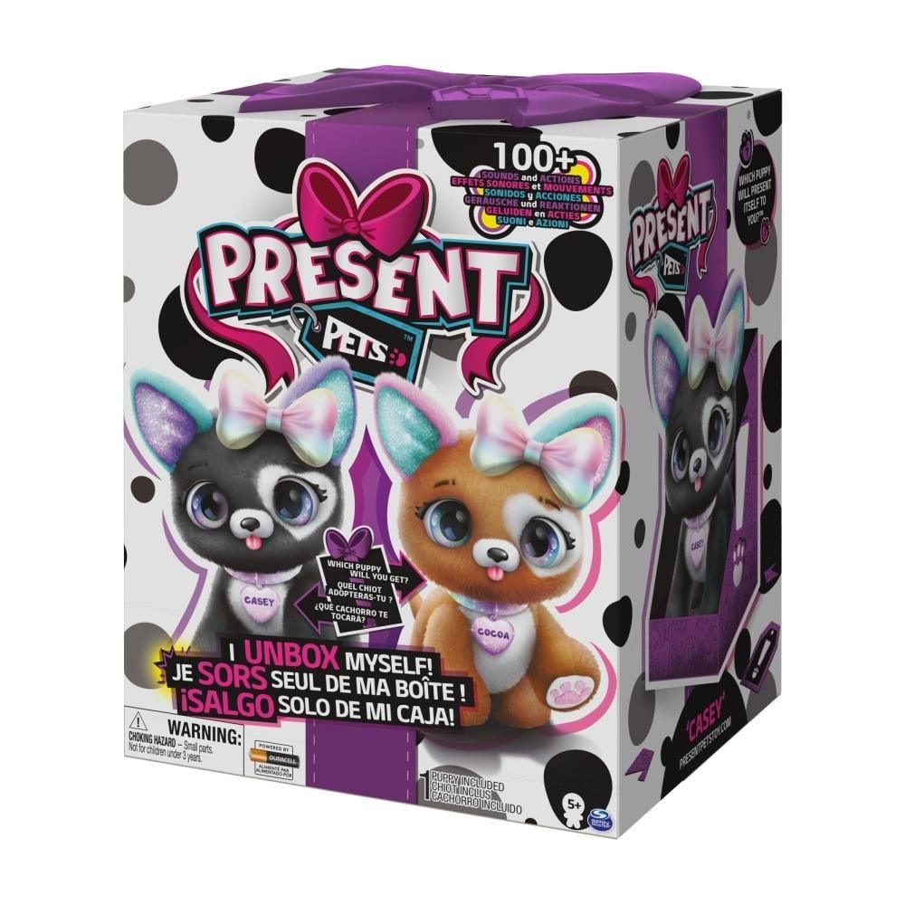 Present Pets Interaktív meglepetés kutyus (kölyök állatka) - lila