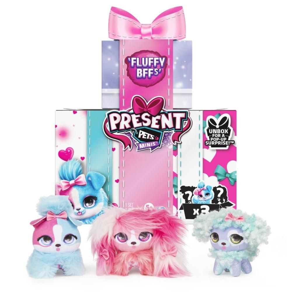 Present Pets Mini figurák 3-as csomag - Fluffy