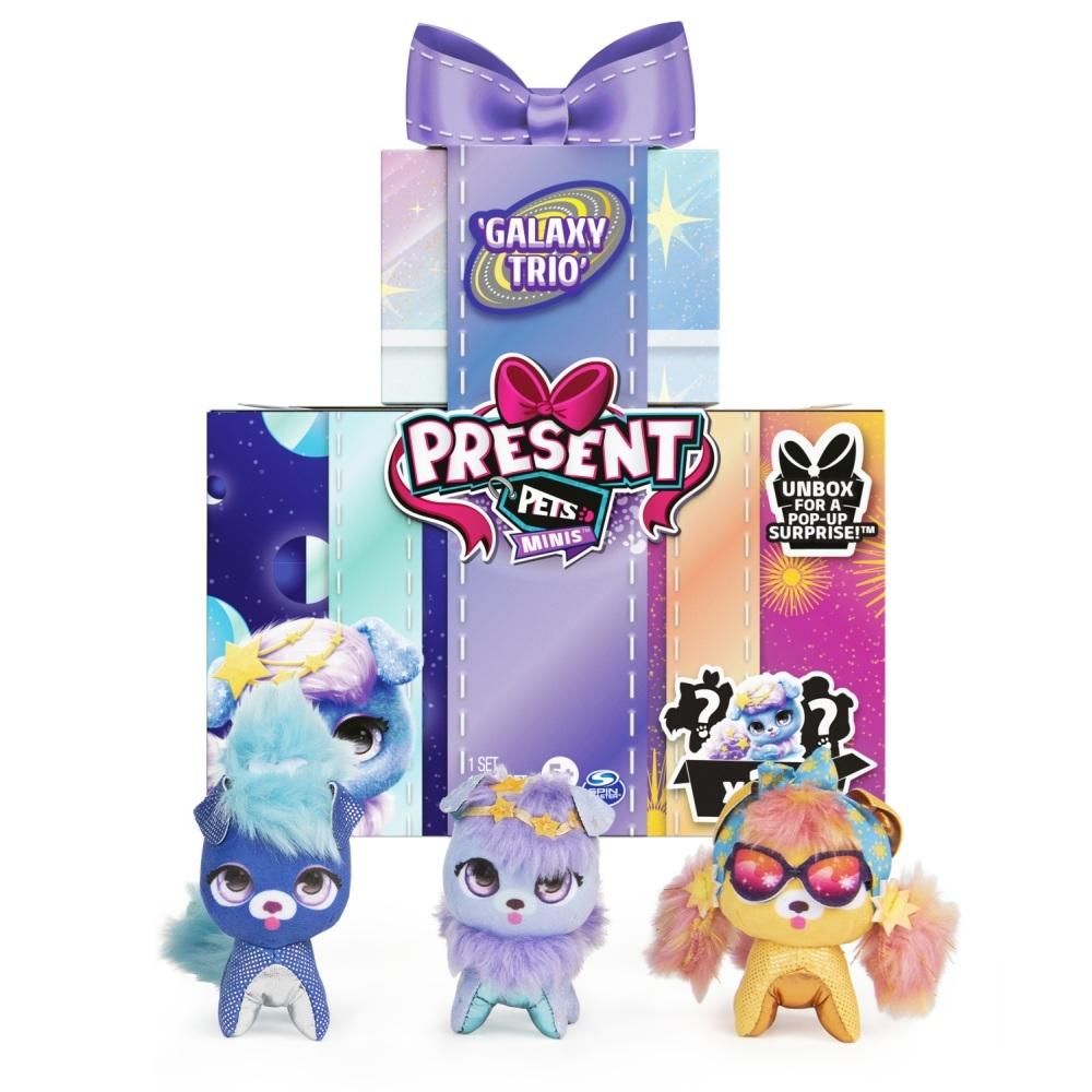 Present Pets Mini figurák 3-as csomag - Galaxy