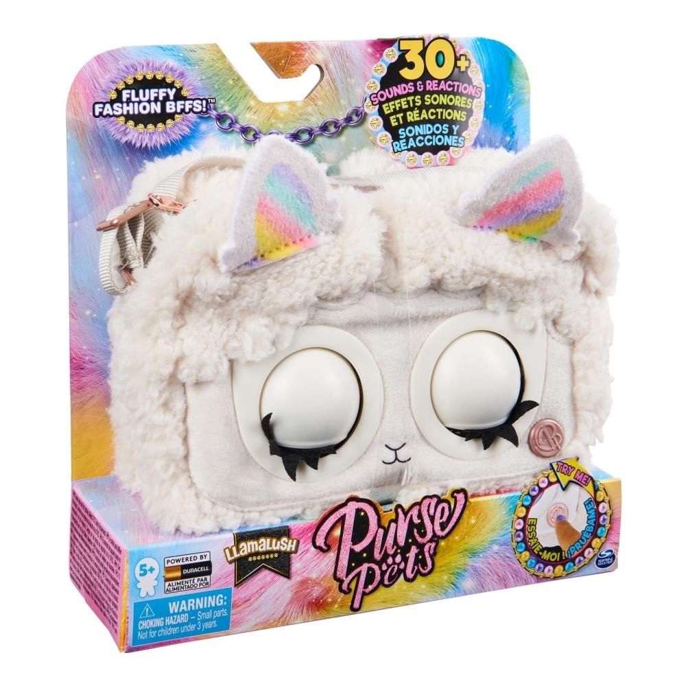 Purse Pets Fluffy Interaktív táska - Llamalush