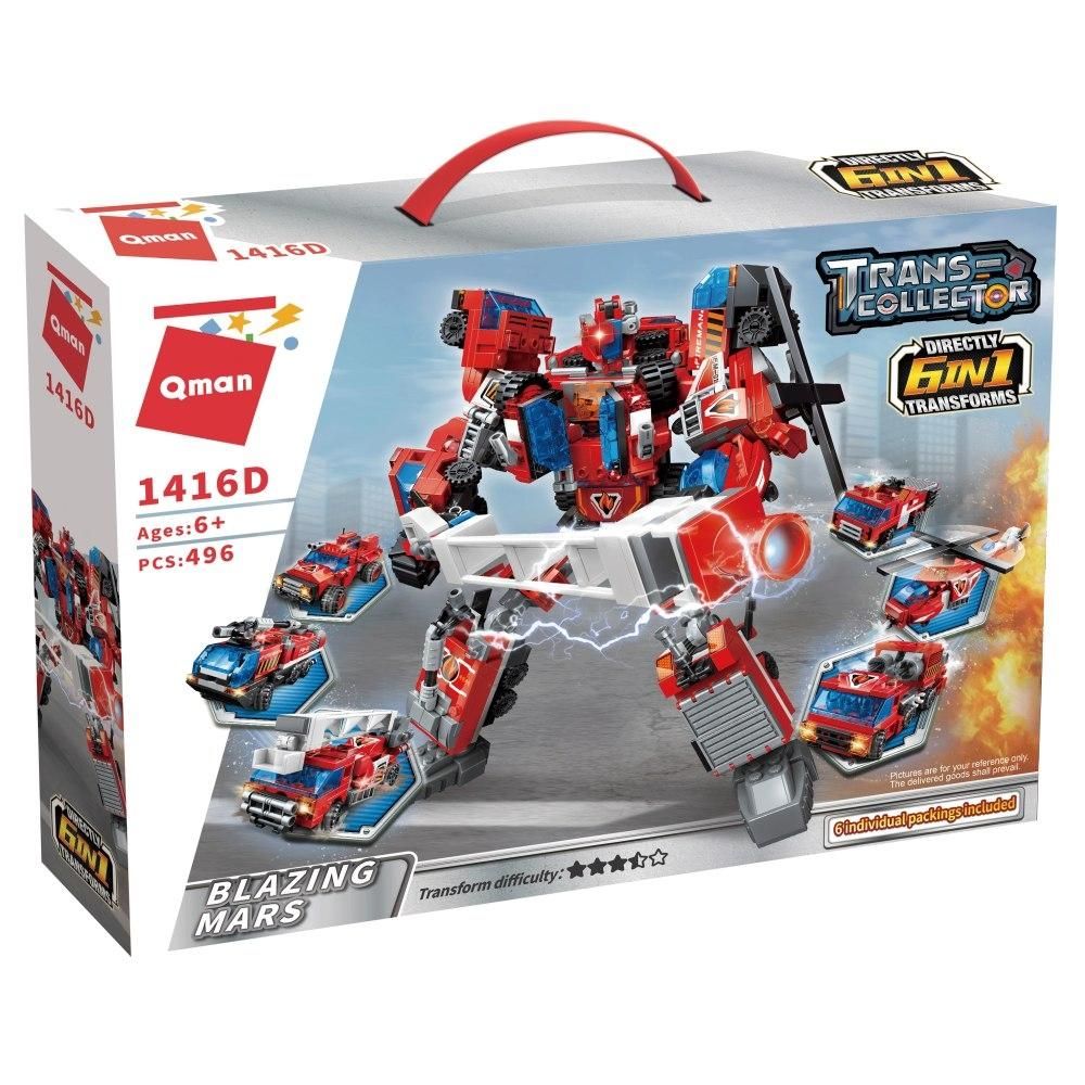 QMAN 1416D Lángoló Mars 6 az 1-ben szett