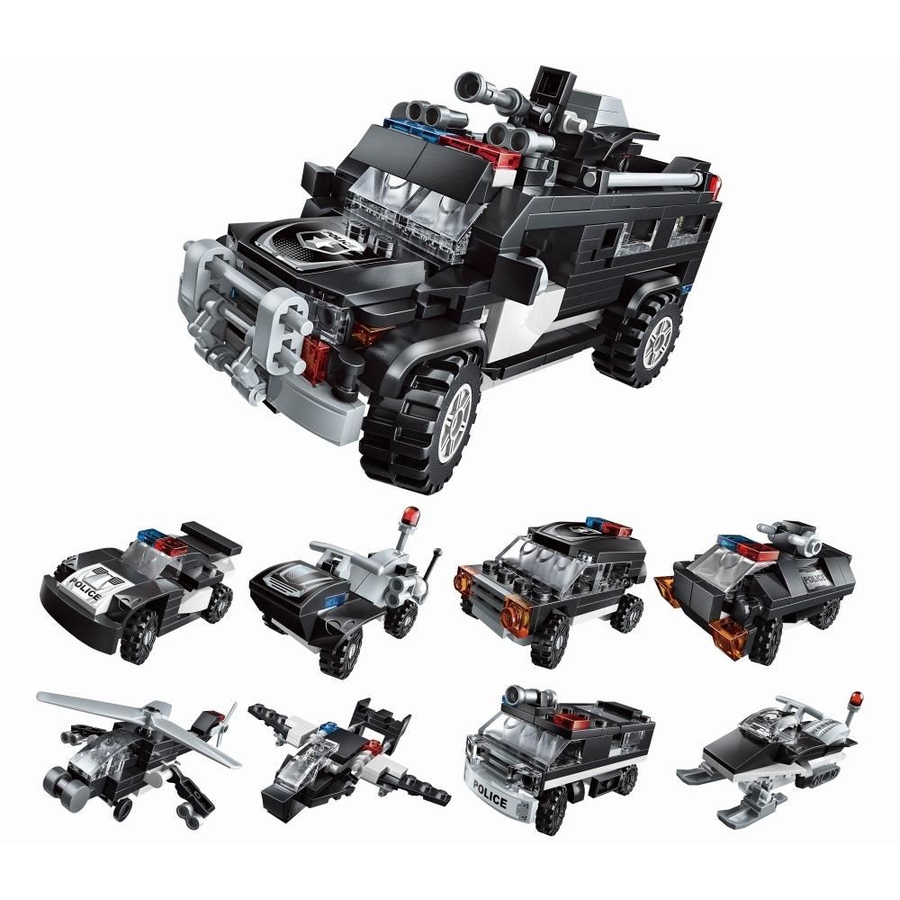 QMAN 1808 Szuper kommandós jármű 8 az 1-ben szett