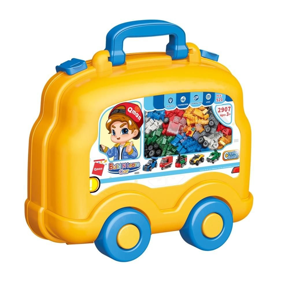 QMAN 2907 Építve tanulj Autó 3+ Fiú csomag