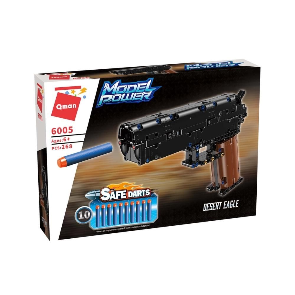 QMAN 6005 Sivatagi sas pisztoly - 10db szivacs tölténnyel