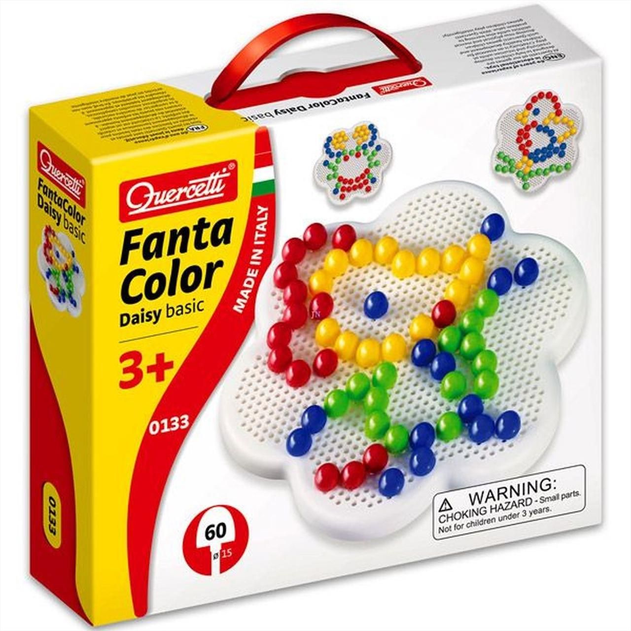 Quercetti FantaColor Daisy pötyi 60 db, 15 mm
