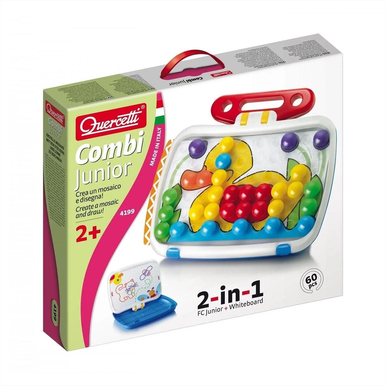 Quercetti Junior combi Pötyi "kacsás" 60 db, 32 mm