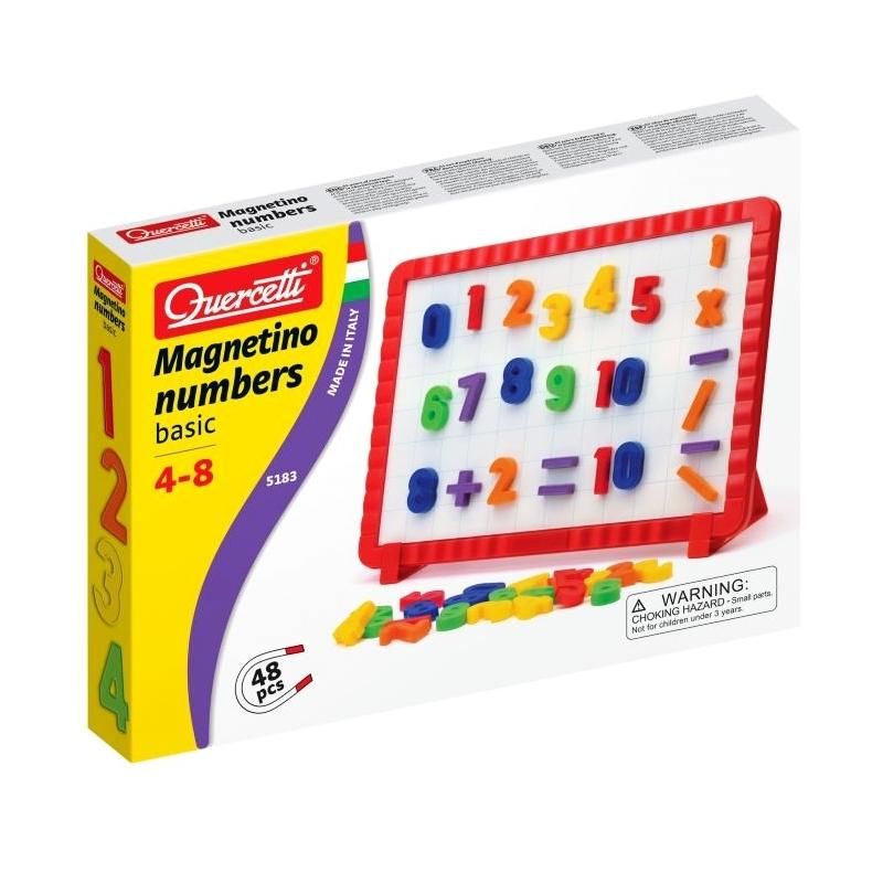 Quercetti Mágneses tábla színes számokkal 48 db-os