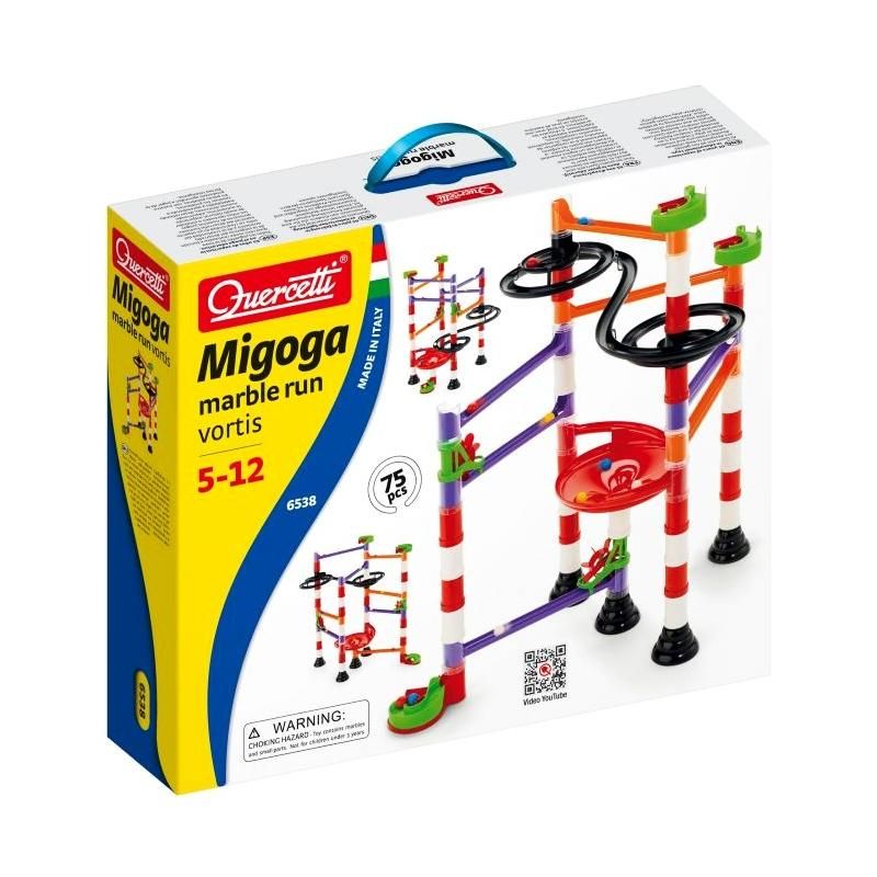Quercetti Migoga Spirál golyópálya 75 db-os