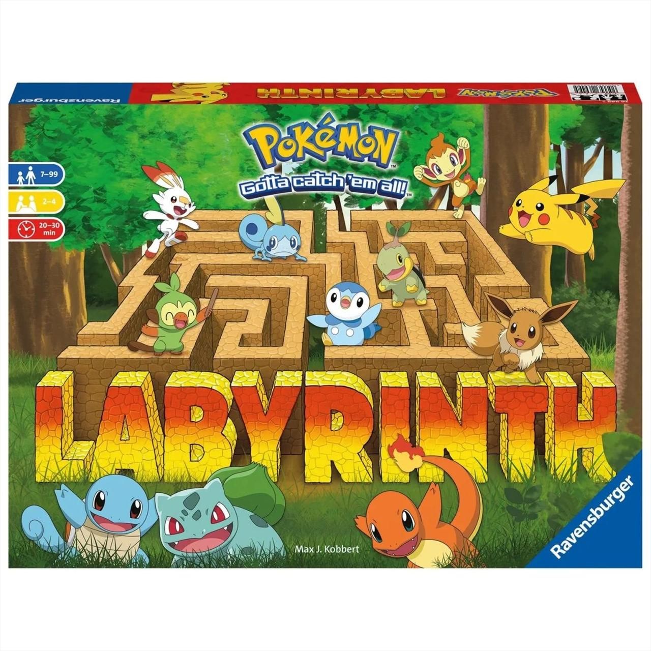 Ravensburger Pokémon Labirintus társasjáték
