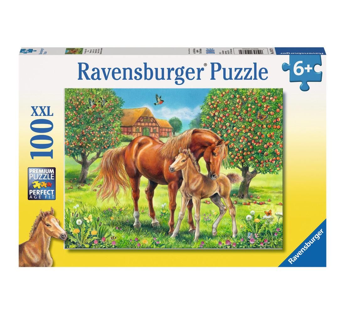 Ravensburger Puzzle 100 XXL - Lovak a mezőn