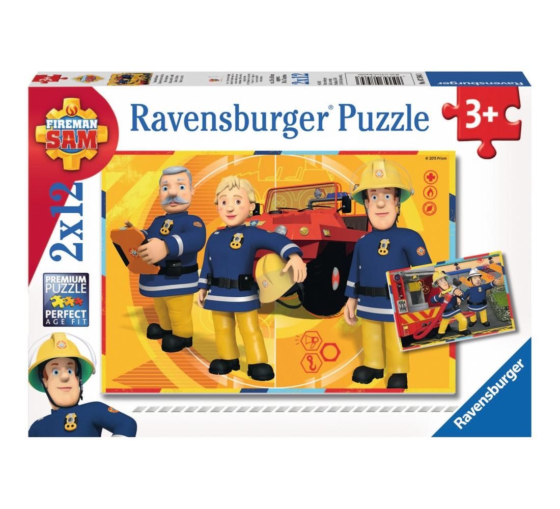 Ravensburger Puzzle 2x12 db - Sam a tűzoltó