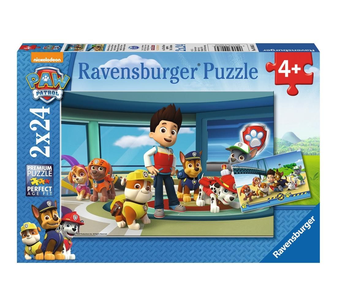 Ravensburger Puzzle 2x24 db - Mancs őrjárat jó szimat
