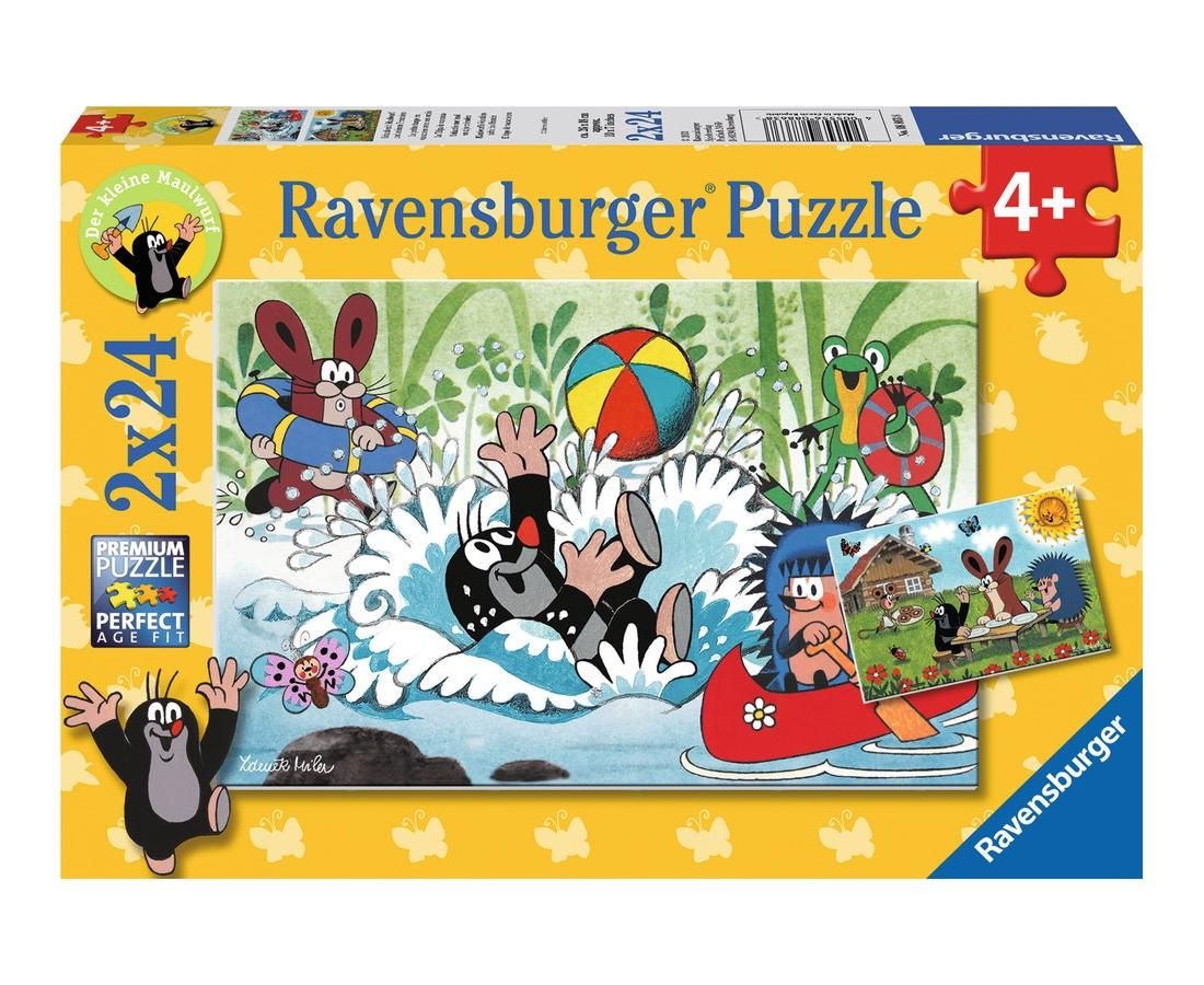 Ravensburger Puzzle 2x24db - Kisvakond nyaral