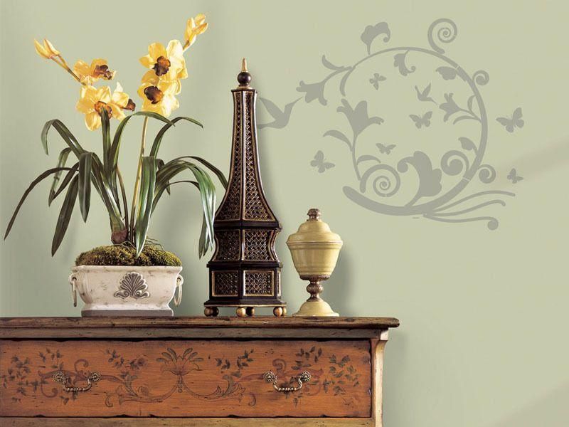 RoomMates Ovális növény dekor falmatrica