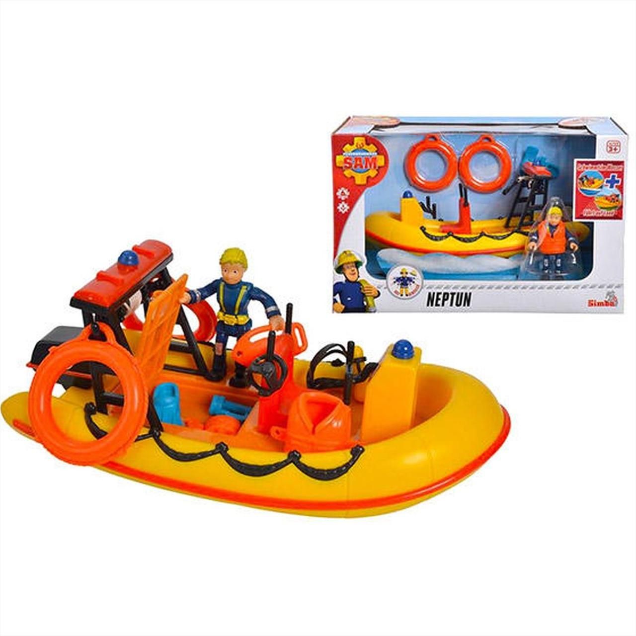 Sam, a tűzoltó - Neptune csónak Penny Morris figurával és kiegészítőkkel