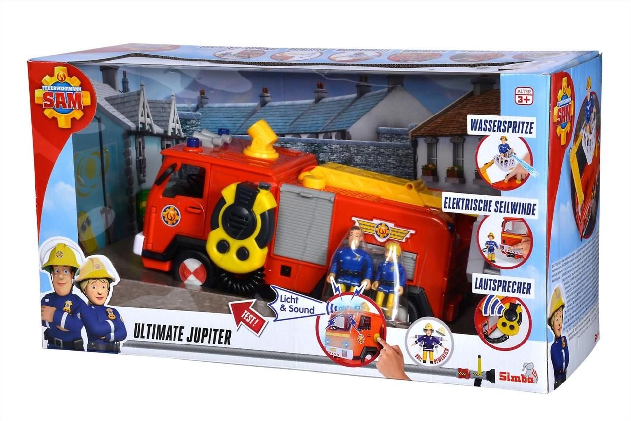 Sam, a tűzoltó Mega Deluxe Jupiter tűzoltóautó 2 figurával