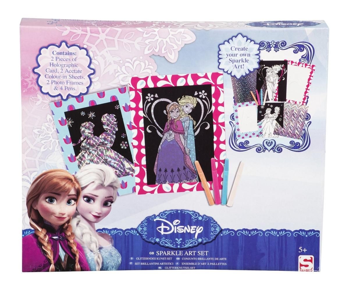 Sambro Frozen kreatív szett - hologramos színezők