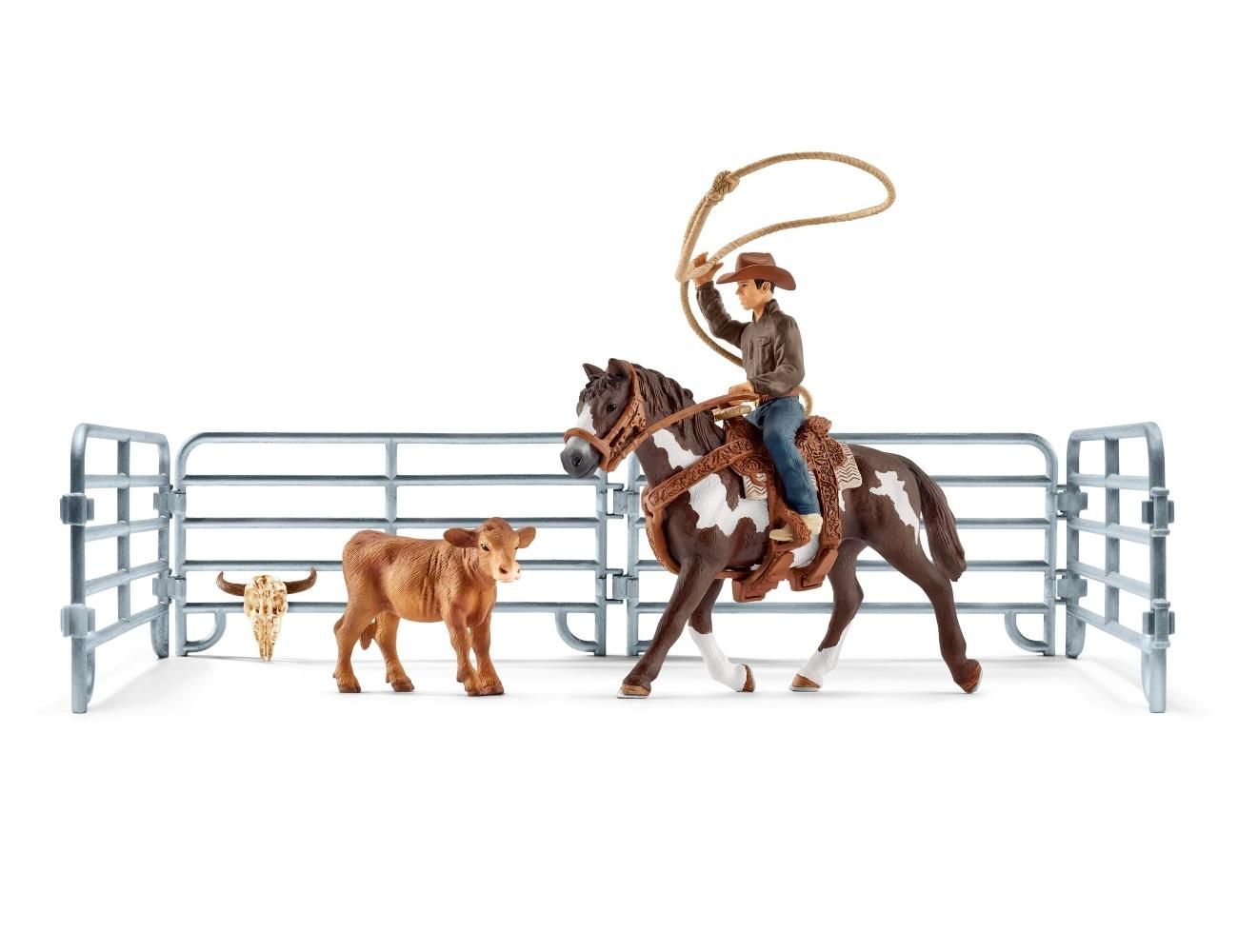 Schleich 41418 Csapatos lasszóverseny cowboyjal