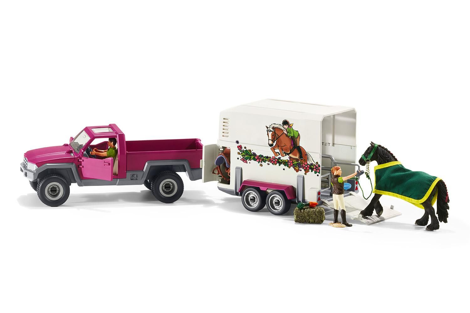 Schleich 42346 Pick up lószállítóval