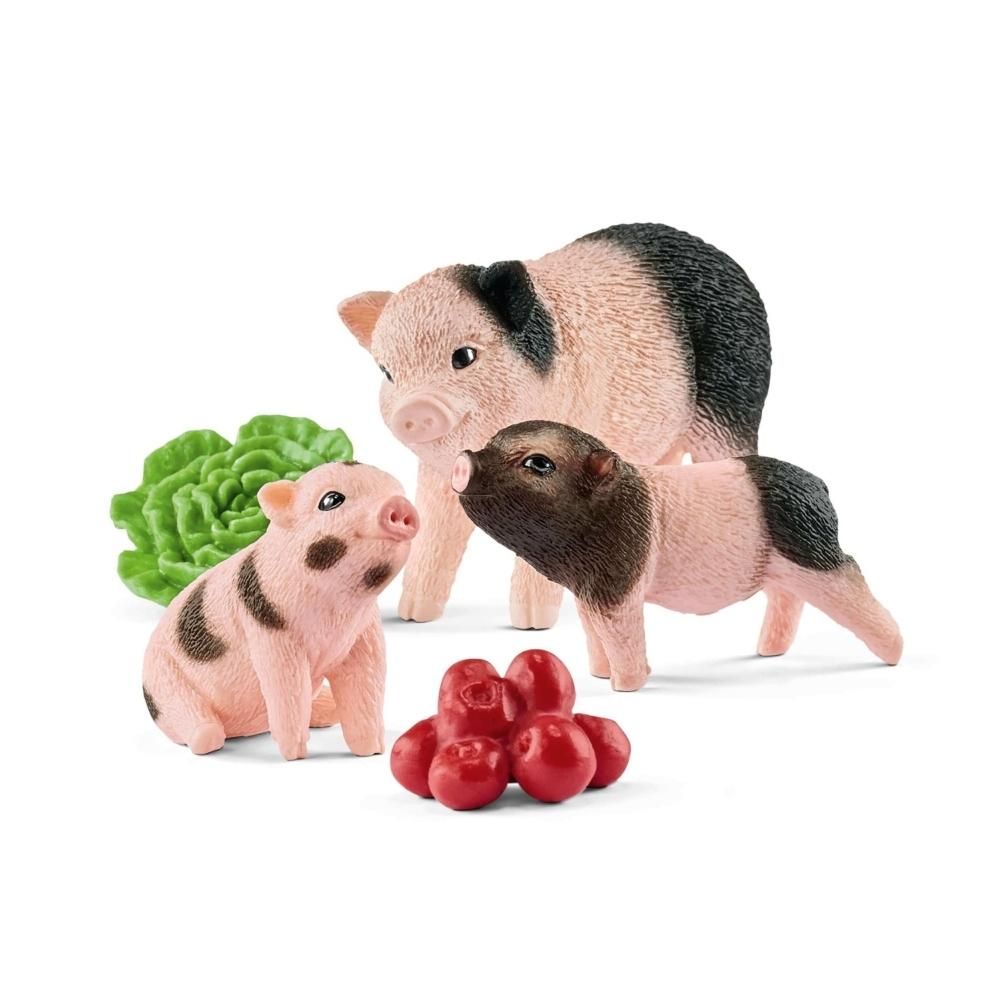 Schleich 42422 Miniatűr koca és kicsinyei