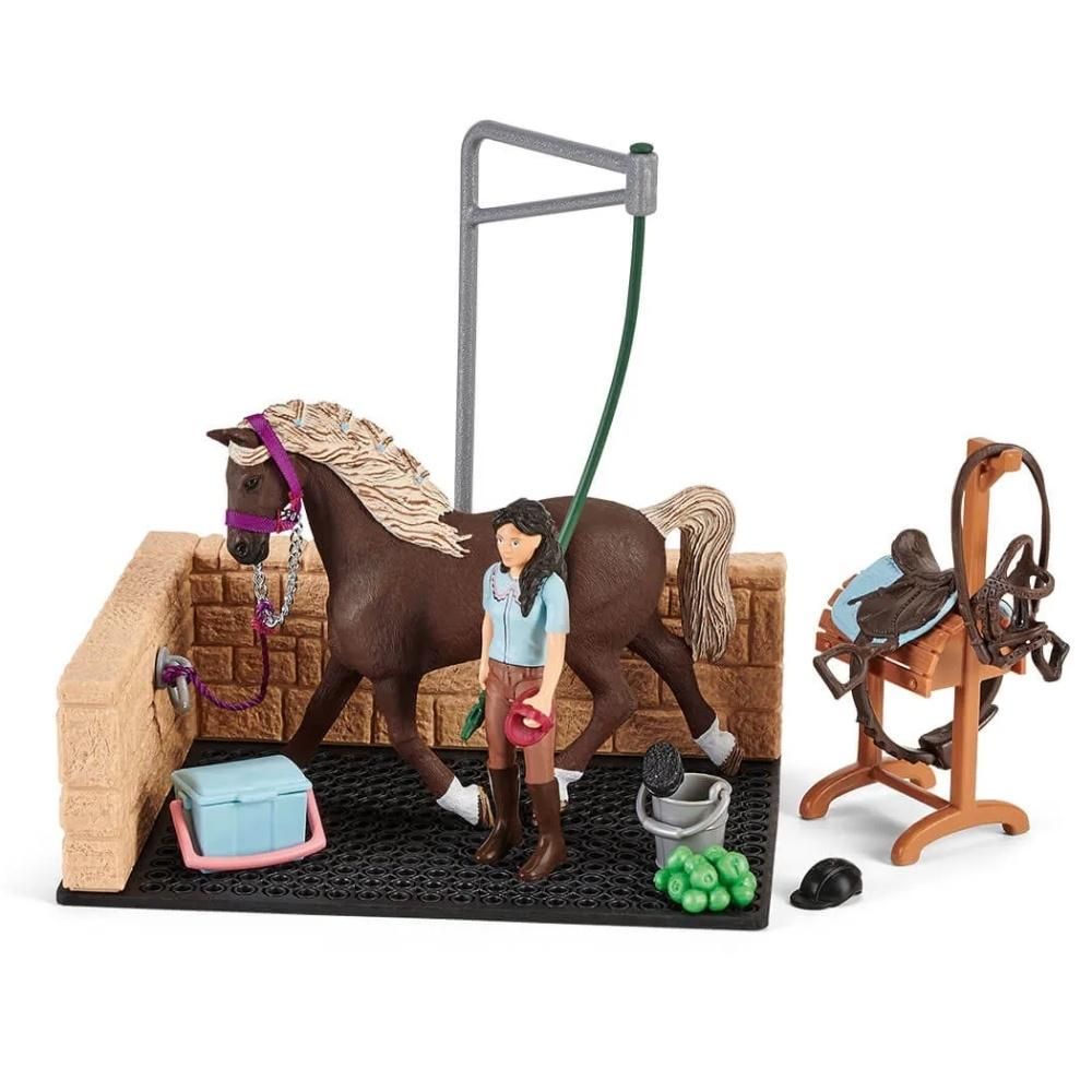 Schleich 42438 Horse Club Mosóhely, Emily & Luna 