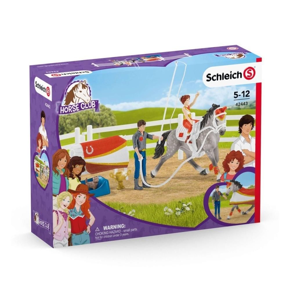 Schleich 42443 Horse Club Mia lovastorna lovaglókészlete