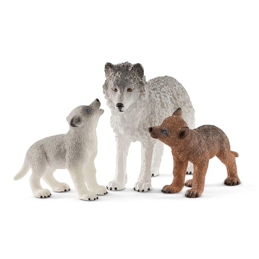 Schleich 42472 Farkas anya kölykökkel