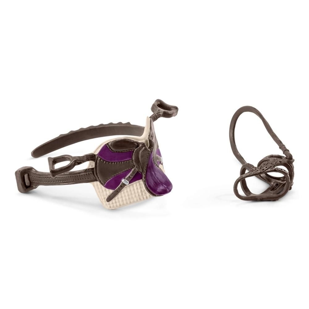 Schleich 42491 Nyereg és kantárszerszám, Horse Club Lisa és Storm