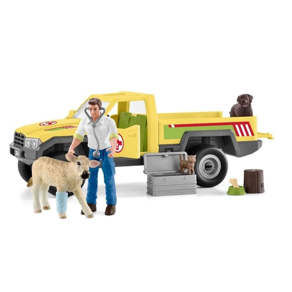 Schleich 42503 Állatorvos látogatása a farmon