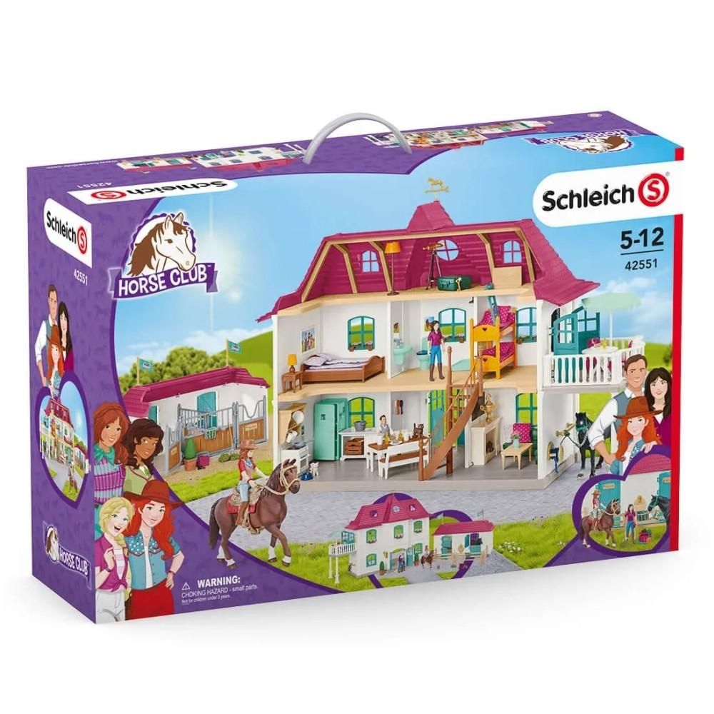 Schleich 42551 Horse Club Vidéki ház lovas istállóval 