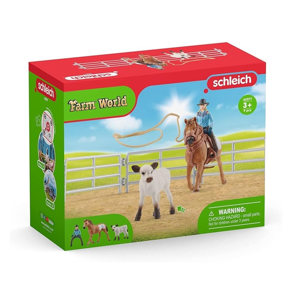 Schleich 42577 Lasszóverseny Cowgirllel
