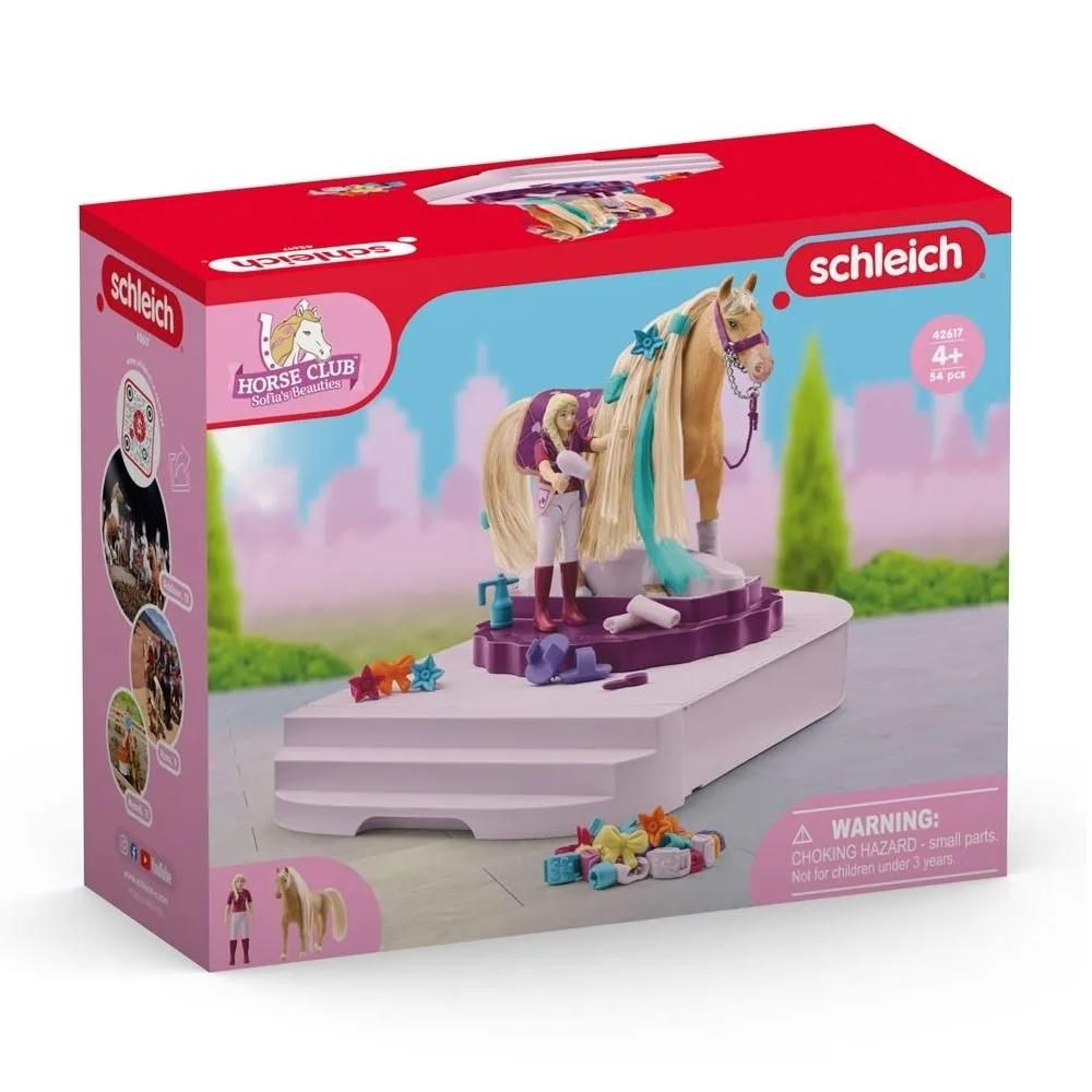 Schleich 42617 Sofia's Beauties Lóápoló- és csinosító állomás