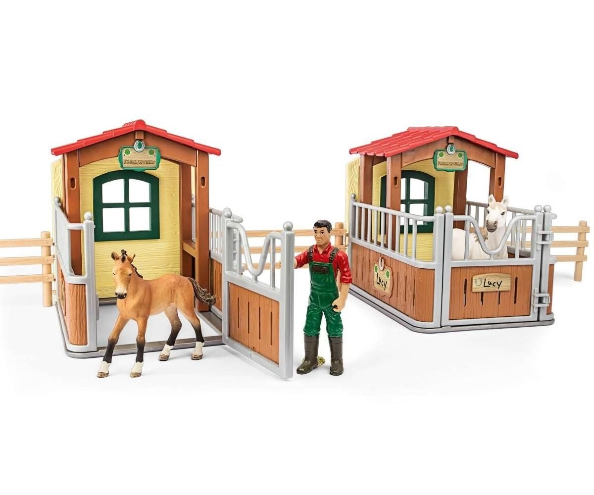 Schleich 72116 Látogatás az istállónál
