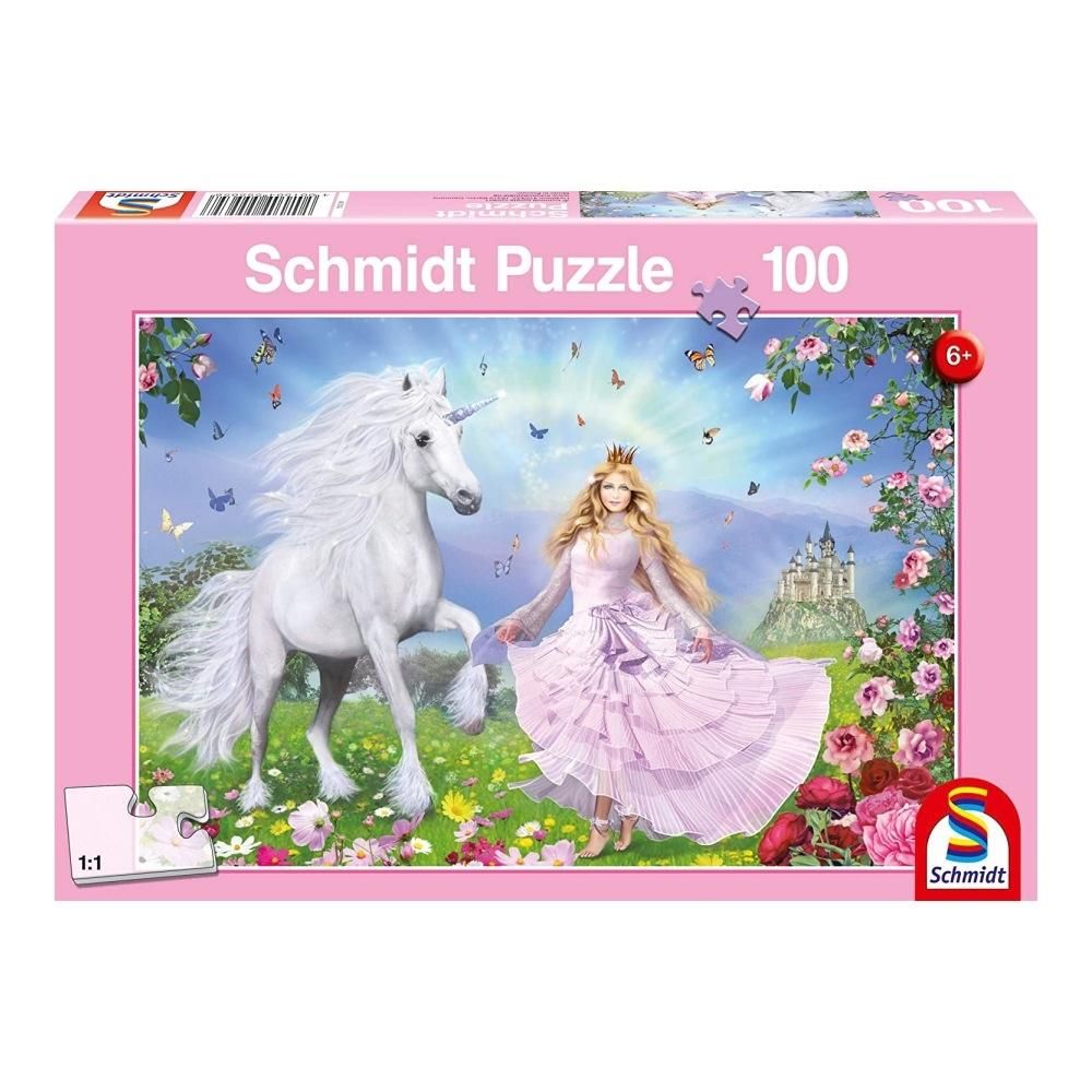 Schmidt Puzzle 100 db - Az egyszarvúak hercegnője