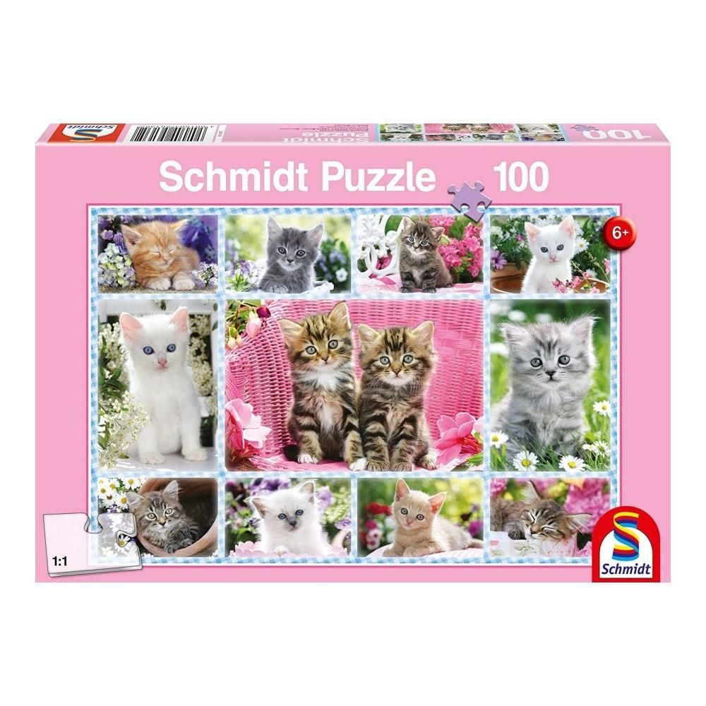 Schmidt Puzzle 100 db - Cicák