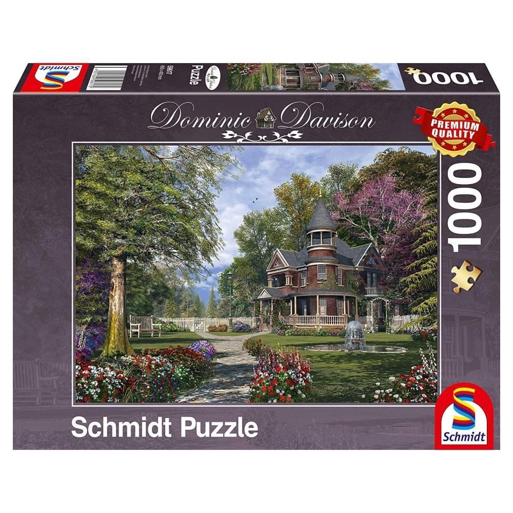 Schmidt Puzzle 1000 db - Dominic Davison: Kastély tornyokkal