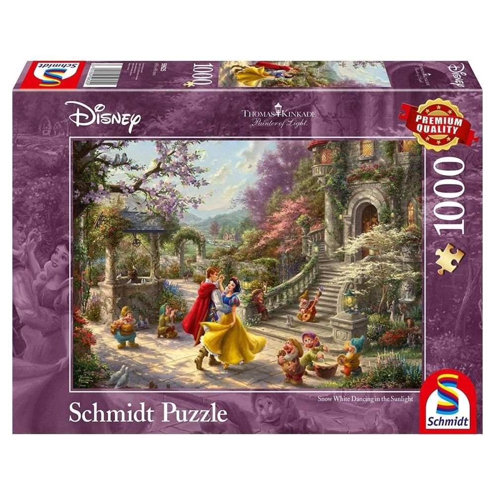 Schmidt Puzzle 1000 db - Thomas Kinkade: Disney Hófehérke, Tánc a herceggel